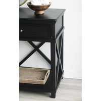 Hamptons Coastal Beach Cross Console Hall Table