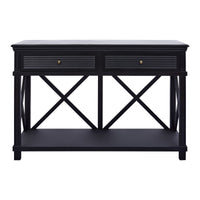 Hamptons Coastal Beach Cross Console Hall Table