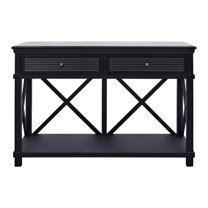 Hamptons Coastal Beach Cross Console Hall Table