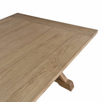 Hamptons Chateau 240cm Rectangle Foldable Trestle Dining Table