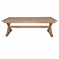 Hamptons Chateau 240cm Rectangle Foldable Trestle Dining Table