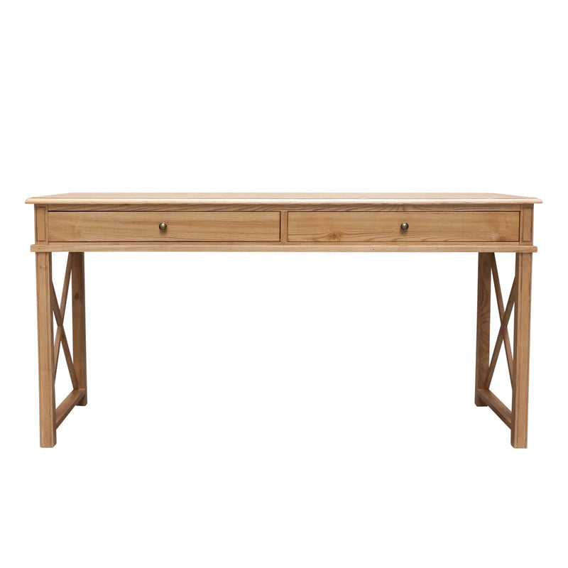 Hamptons Halifax Side Cross Console Hall Table / Study Desk