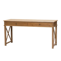 Hamptons Halifax Side Cross Console Hall Table / Study Desk