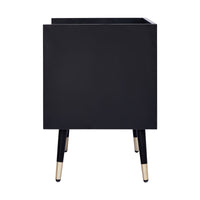 Contemporary Modern Harper 2 Drawer Bedside Table