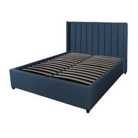 Contemporary Modern Isla Gas Lift Storage Queen Bed Frame