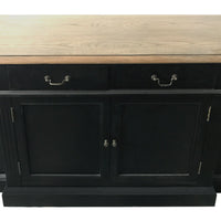 Hamptons Sorrento Buffet and Hutch Sideboard Bookcase Cabinet