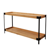 Industrial Detroit Loft Oak Console Hall Table