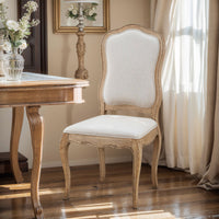 French Provincial Provence Furniture Natural Side Dining Chair