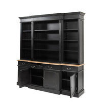 Hamptons Sorrento Buffet and Hutch Sideboard Bookcase Cabinet