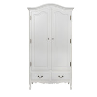 French Provincial Louis 2 Drawer Wardrobe