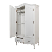 French Provincial Louis 2 Drawer Wardrobe