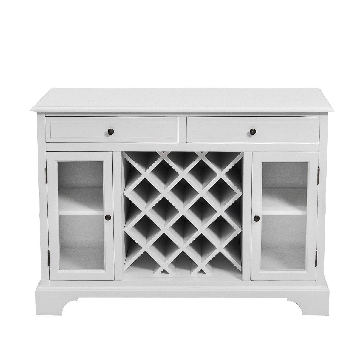 Hamptons Halifax Wine Rack Sideboard Cabinet | La Joie Living