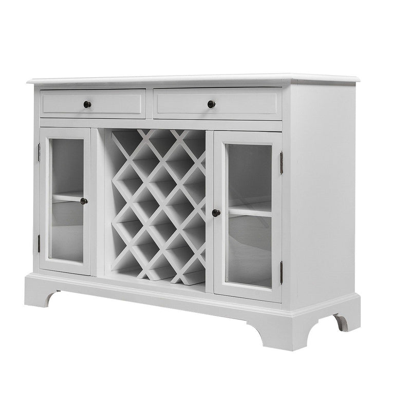 Hamptons Halifax Wine Rack Buffet Sideboard Cabinet