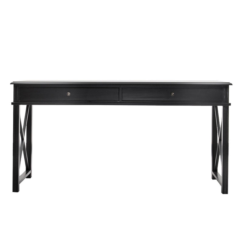 Hamptons Halifax Side Cross Console Hall Table / Study Desk