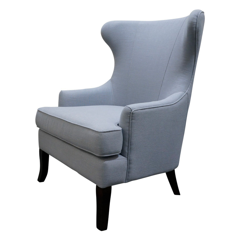 Contemporary Modern Lexter Upholstered Wingback Lounge Armchair Sofa