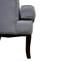 Contemporary Modern Lexter Upholstered Wingback Lounge Armchair Sofa