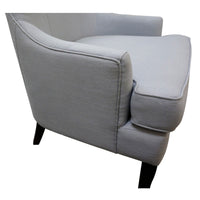 Contemporary Modern Lexter Upholstered Wingback Lounge Armchair Sofa