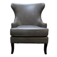 Contemporary Modern Lexter Upholstered Wingback Lounge Armchair Sofa