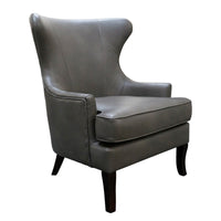 Contemporary Modern Lexter Upholstered Wingback Lounge Armchair Sofa