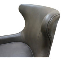 Contemporary Modern Lexter Upholstered Wingback Lounge Armchair Sofa