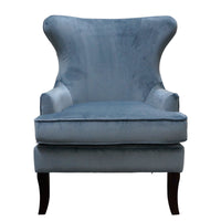 Contemporary Modern Lexter Upholstered Wingback Lounge Armchair Sofa