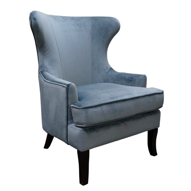 Contemporary Modern Lexter Upholstered Wingback Lounge Armchair Sofa