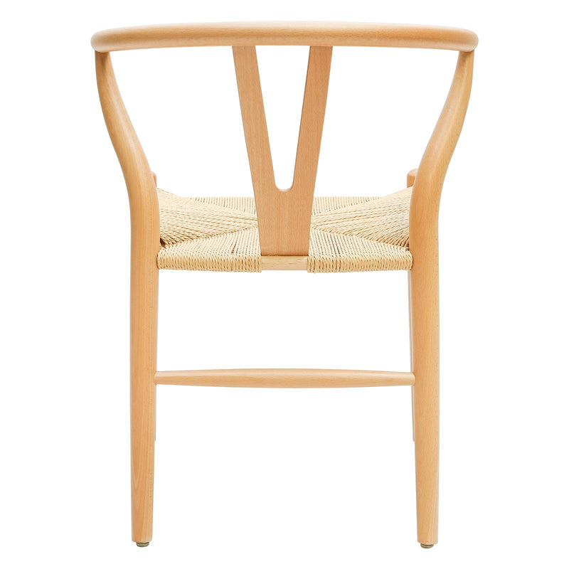 Contemporary Scandinavian Set of 2 Replica Hans Wegner Wishbone Chairs